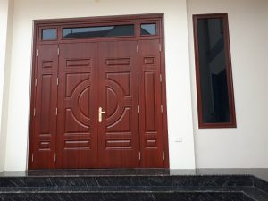Cửa thép vân gỗ